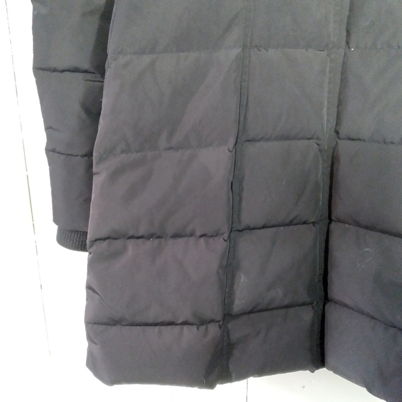 Diamond Trail black down puffer winter coat - Picture 5 of 13